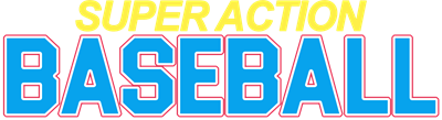 Super Action Baseball - Clear Logo Image
