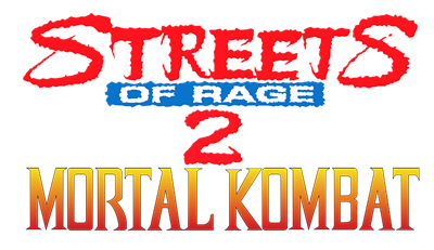 Streets of Rage 2: Mortal Kombat CX - Clear Logo Image