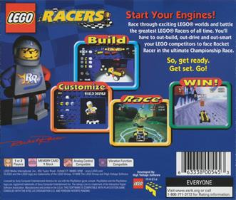 LEGO Racers - Box - Back Image