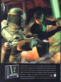 Star Wars: Masters of Teräs Käsi - Advertisement Flyer - Front Image