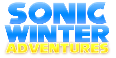 Sonic Winter Adventures - Clear Logo Image