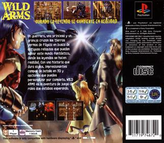 Wild Arms - Box - Back Image