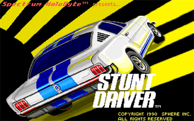 Stunt Driver - Screenshot - Game Title Image