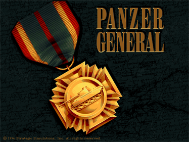 Panzer General - Screenshot - Game Title Image