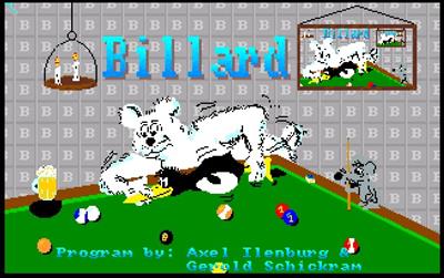 Billard - Screenshot - Game Title Image