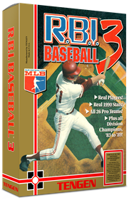R.B.I. Baseball 3 - Box - 3D Image