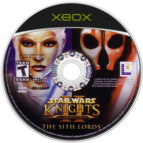 Star Wars: Knights of the Old Republic II: The Sith Lords - Disc Image