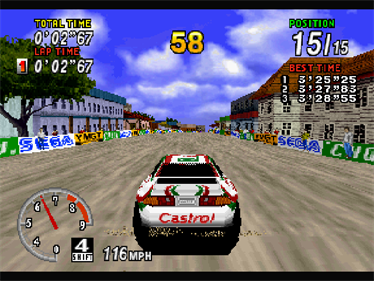 Sega Rally Championship - Screenshot - Gameplay Image