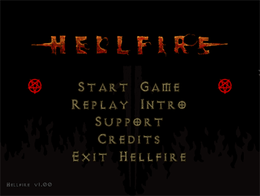 Diablo: Hellfire - Screenshot - Game Select Image