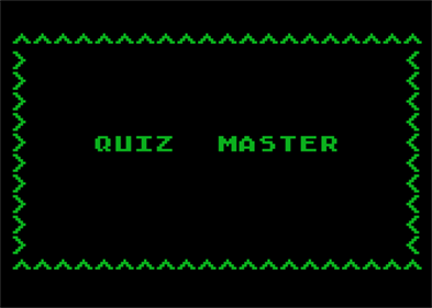 Quiz Master - Screenshot - Game Title Image