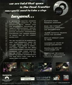 X: Beyond the Frontier - Box - Back Image