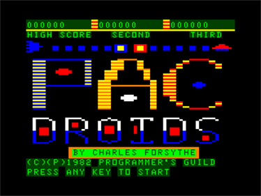 Pac Droids - Screenshot - Game Title Image