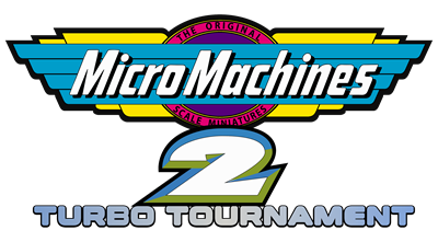 Micro Machines 2: Turbo Tournament - Clear Logo Image