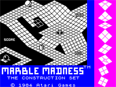 Marble Madness: Construction Set - Screenshot - Game Title Image