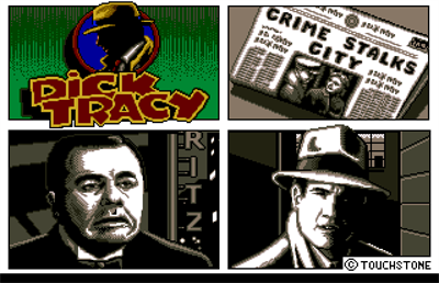 Dick Tracy: The Crime Solving Adventure - Screenshot - Game Title Image