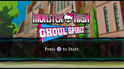 Monster High: Ghoul Spirit - Screenshot - Game Title Image