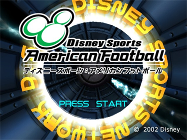 Disney Sports: Football - Screenshot - Game Title Image