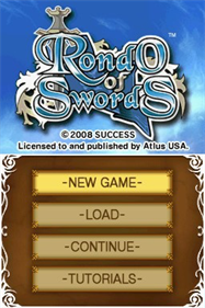 Rondo of Swords - Screenshot - Game Title Image