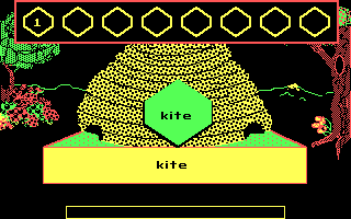 Bouncy Bee Learns Words