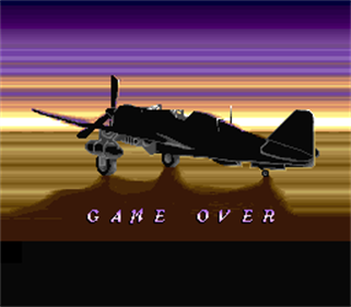 P-47: The Phantom Fighter - Screenshot - Game Over Image