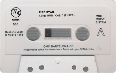 Fire Star - Cart - Front Image