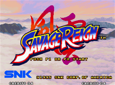 Savage Reign - Screenshot - Game Title Image