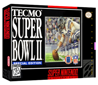Tecmo Super Bowl II: Special Edition - Box - 3D Image