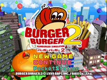 Burger Burger 2: Hamburger Simulation - Screenshot - Game Title Image