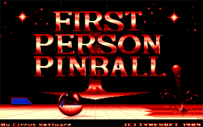 1st Person Pinball - Screenshot - Game Title Image