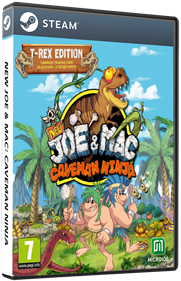 New Joe & Mac: Caveman Ninja - Box - 3D Image