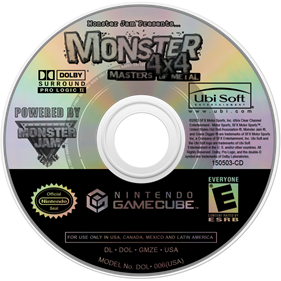 Monster 4x4: Masters of Metal - Disc Image