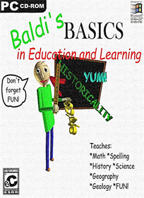Baldi's Basics in Education and Learning - Fanart - Box - Front Image