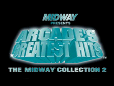 Arcade's Greatest Hits: The Midway Collection 2 - Screenshot - Game Title Image