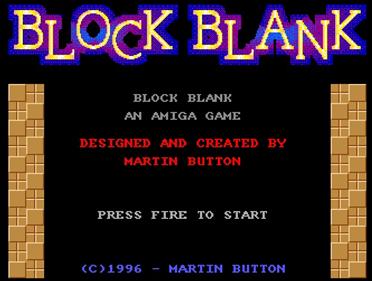 Block Blank - Screenshot - Game Title Image