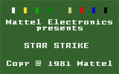 Star Strike - Screenshot - Game Title