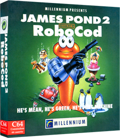 James Pond 2: Codename RoboCod - Box - 3D Image