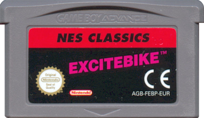 Classic NES Series: Excitebike - Cart - Front Image