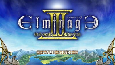 Elminage III: Ankoku no Shito to Yaiyou no Kyuuden - Screenshot - Game Title Image