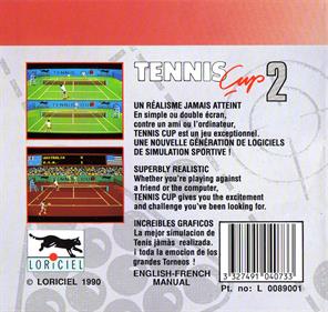 Tennis Cup 2 - Box - Back Image