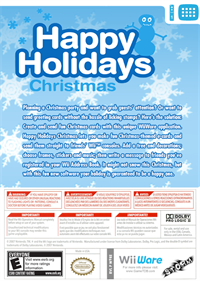 Happy Holidays: Christmas - Box - Back Image