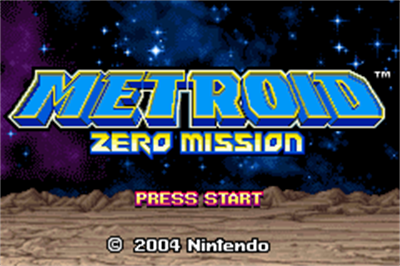 Metroid: Zero Mission - Screenshot - Game Title Image