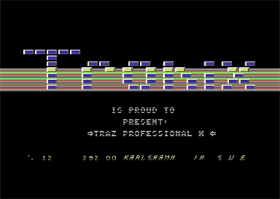 TRAZ Professional - Screenshot - Game Title Image