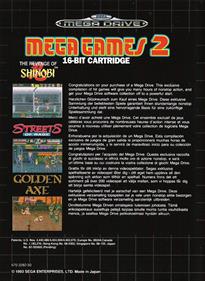 Mega Games 2 - Box - Back Image