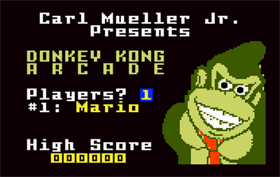 Donkey Kong Arcade - Screenshot - Game Title Image