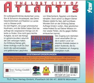 The Lost City of Atlantis - Box - Back Image