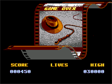 Indiana Jones and the Last Crusade - Screenshot - Game Over Image