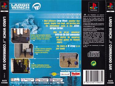 Largo Winch: Commando SAR - Box - Back Image
