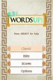 3, 2, 1... WordsUp! - Screenshot - Game Title Image