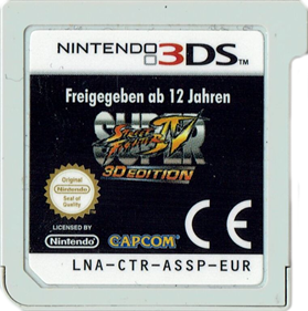 Super Street Fighter IV: 3D Edition - Cart - Front Image