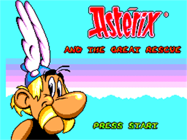 Astérix and the Great Rescue - Screenshot - Game Title Image